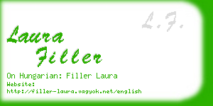 laura filler business card